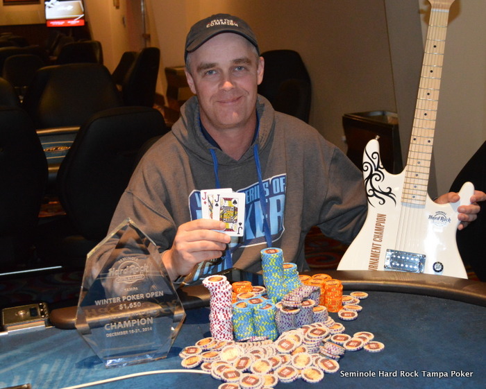 AJ Kelsall - 2014 Seminole Hard Rock Tampa Winter Poker Open Champion