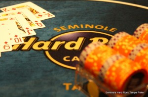 Cards logo chip rack