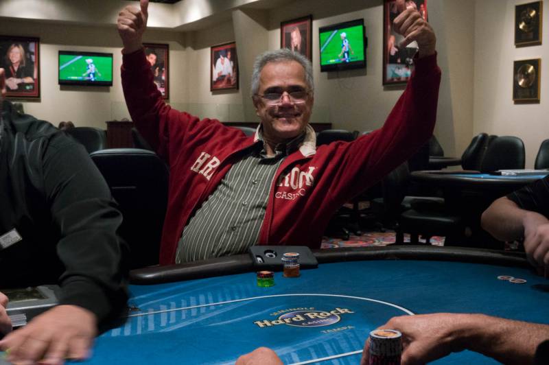 AJ "Doc" Santos, always having a good time