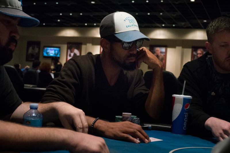 Jeremy Costa trying for his second cash of the day