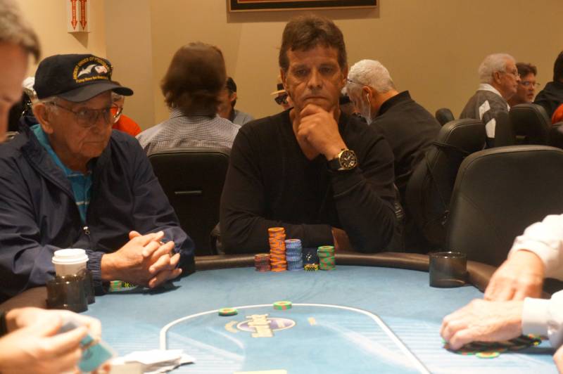 First break chip leader David Shumoch (Tampa, FL)