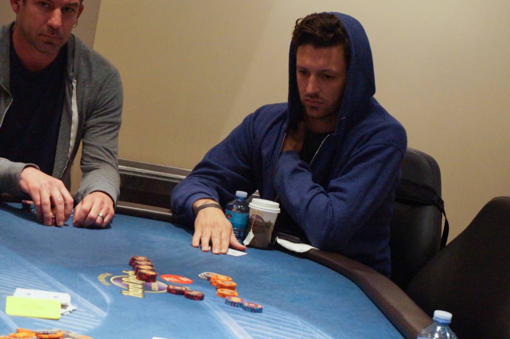 Joel Gossett moves all in on the turn