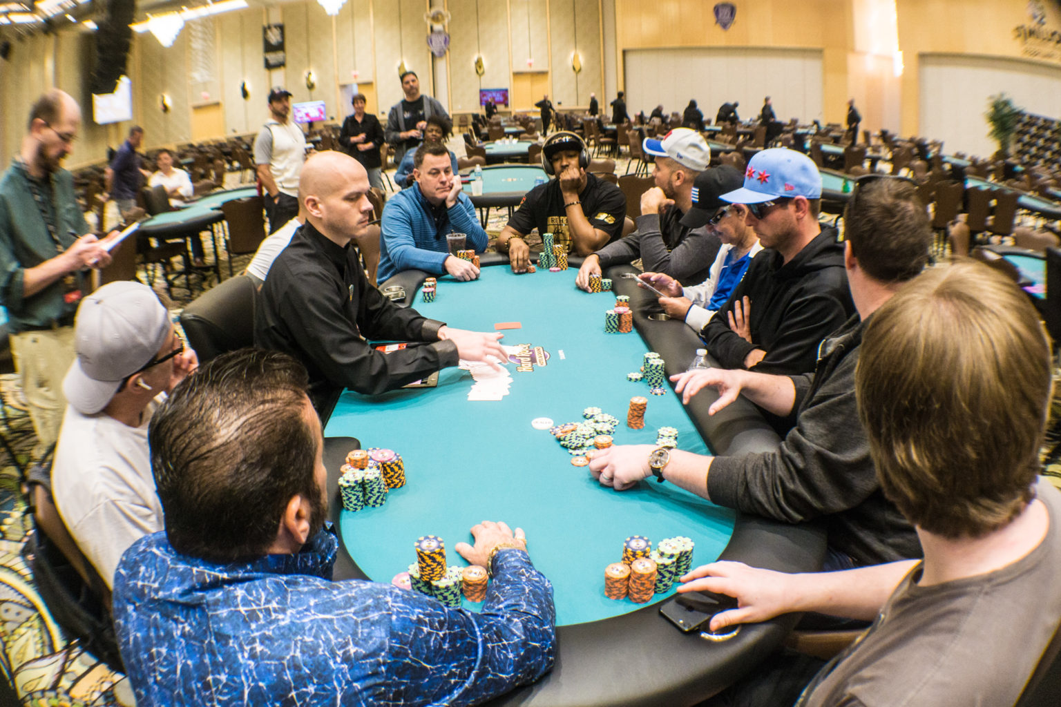 Main Event TenHanded Final Table Lineup Seminole Hard Rock Tampa Poker