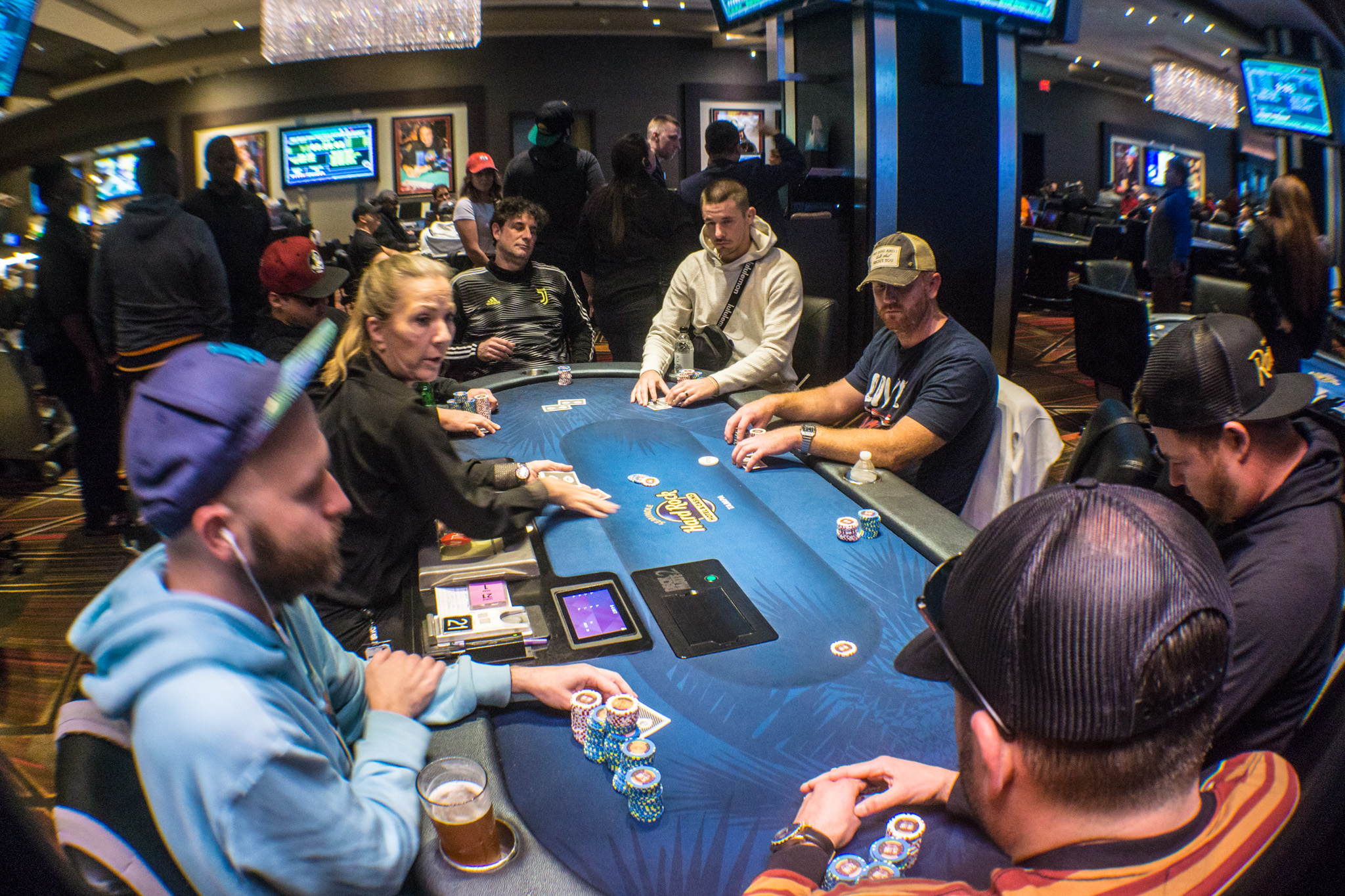 Main Event Final Table Lineup Seminole Hard Rock Tampa Poker