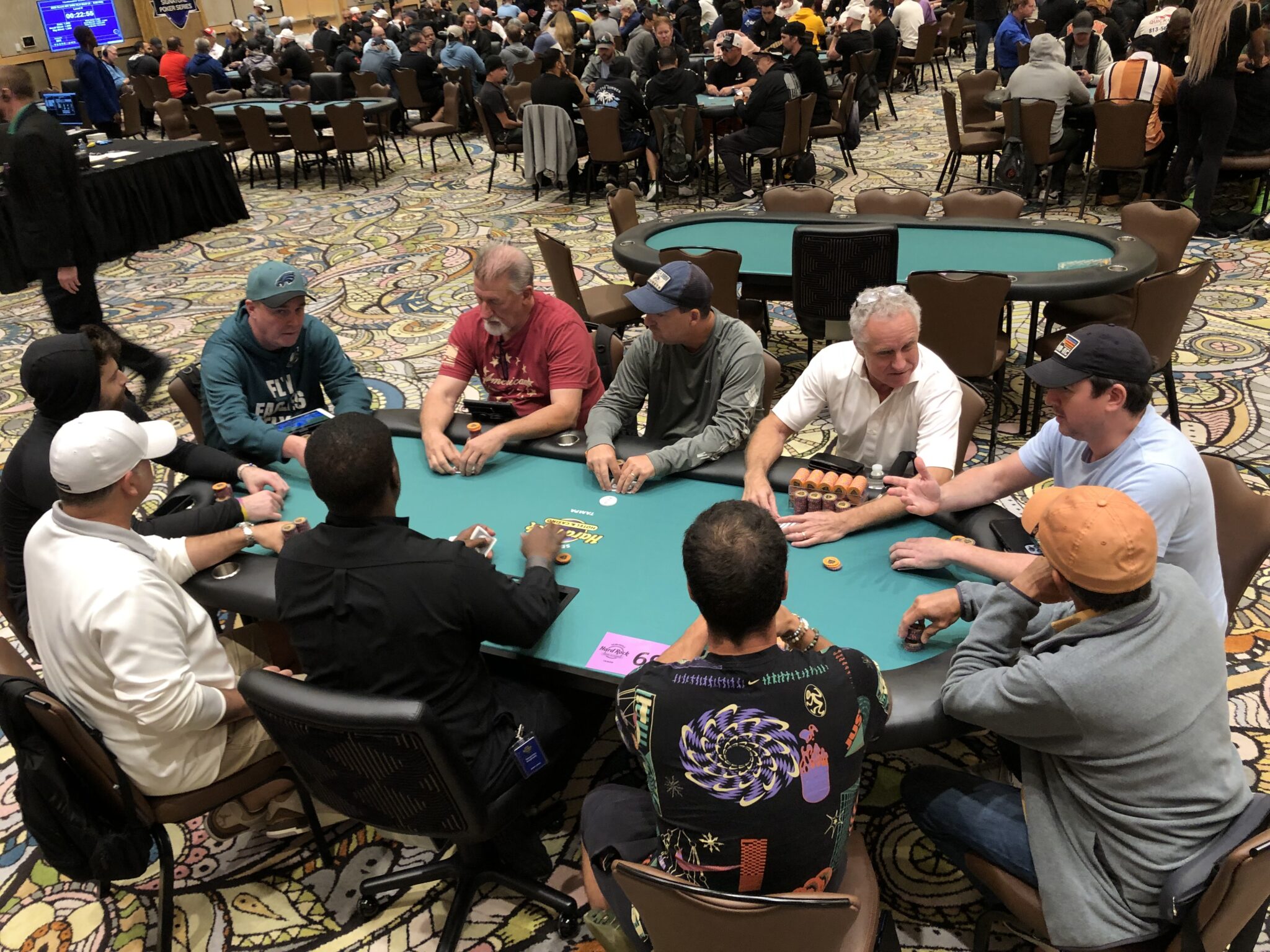 Event 3 Final Table Seating Chart with Chip Counts Seminole Hard